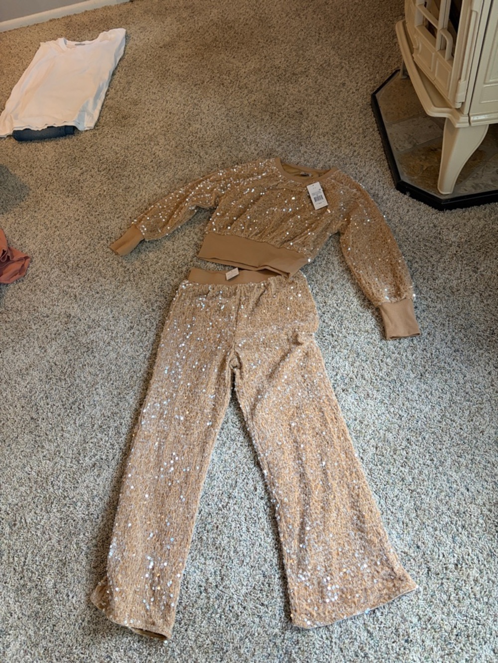 Sequin Tan Kids Track Set